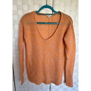 Gap Maternity Womens Sweater Medium Orange‎ Y2K Soft Cozy Lounge Everyday Basic